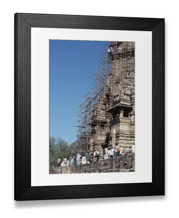 Framed Print : View of Kandariya Mahadeva Temple Framed Print : View of Kandariya Mahadeva Temple