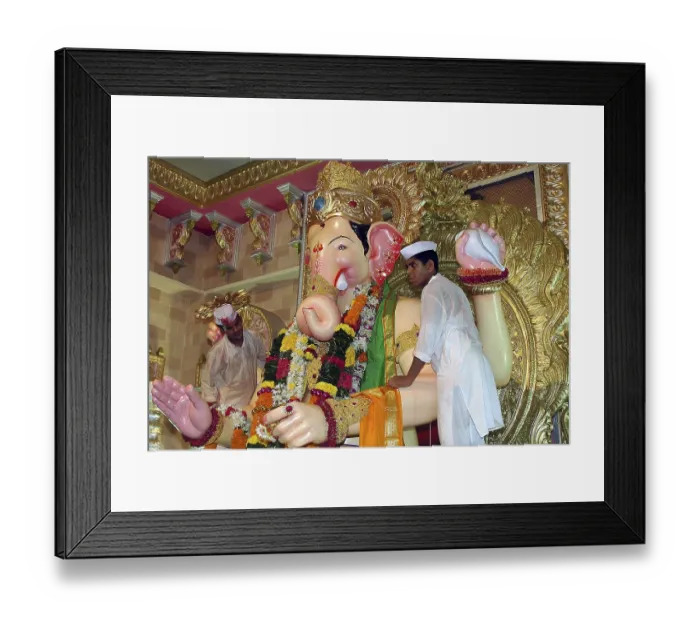 Framed Print : Lalbaugcha Raja, Ganesha Festival