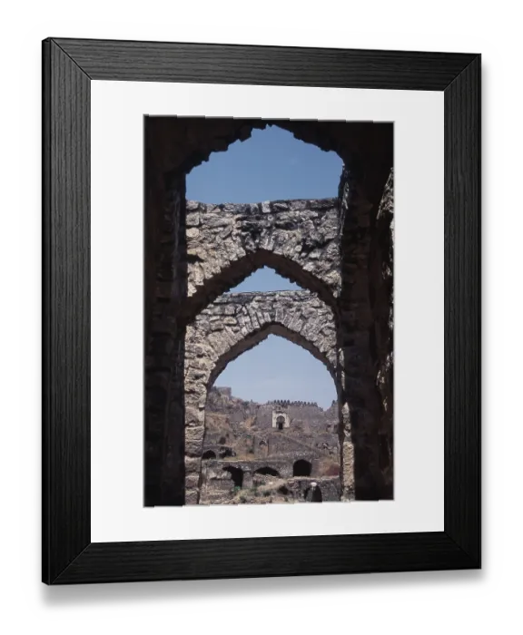 Framed Print : View of Golconda fort Hyderabad