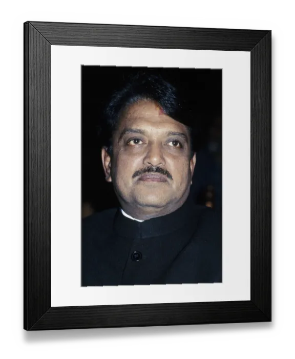 Framed Print : Portrait of Vilasrao Deshmukh, India, Asia