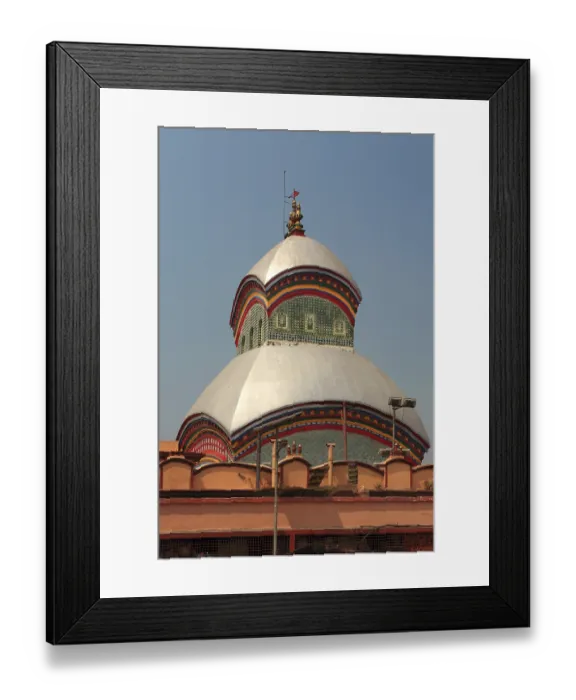 Framed Print : Kalighat kali temple, kolkata, west Bengal India