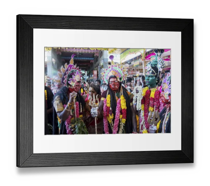 Framed Print : People dress as Hindu God, Thoothukudi Framed Print : People dress as Hindu God, Thoothukudi