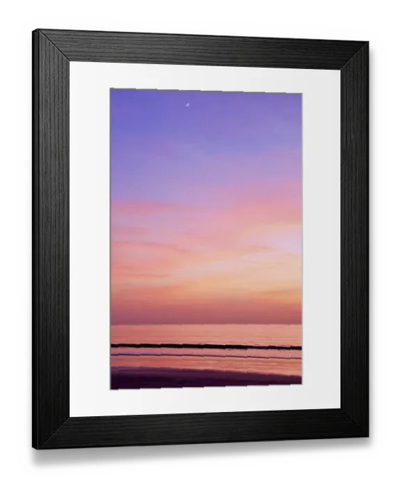 Framed Print : Sunset, Bhagal Beach, Valsad, Gujarat, India, Asia