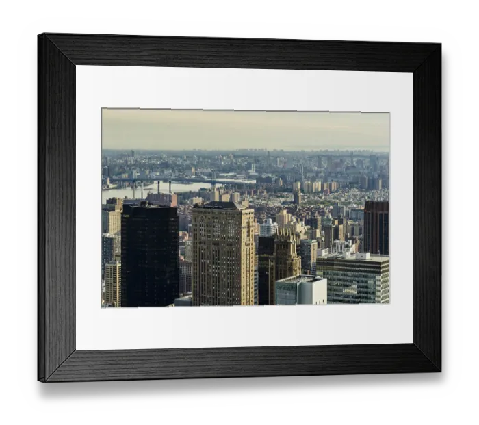 Framed Print : Manhattan, From Rockefeller Tower