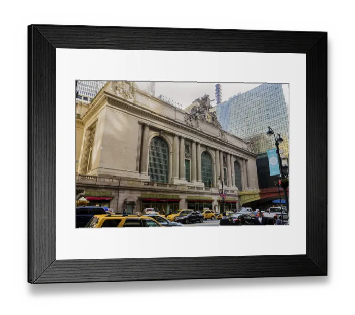 Framed Print : Grand Central Terminal railway station building
