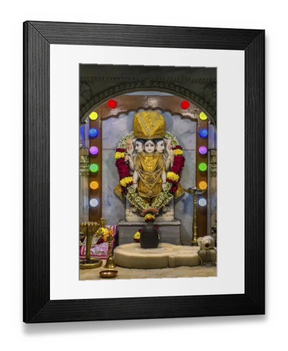 Framed Print : Shri Kubereshwar Datta Temple, Vadodara
