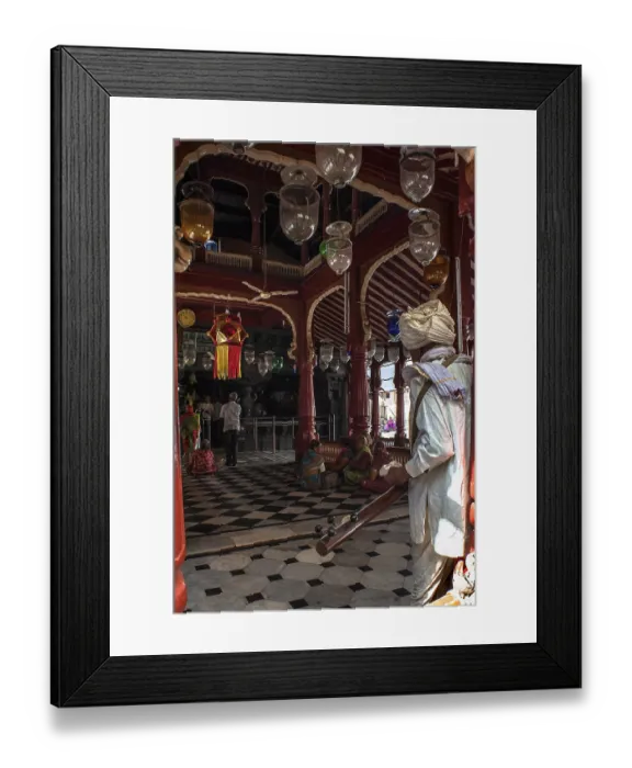 Framed Print : Hehabhagwant Vishnu temple, Barshi