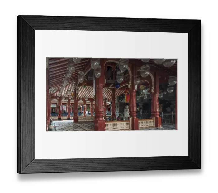 Framed Print : Hehabhagwant Vishnu temple, Barshi