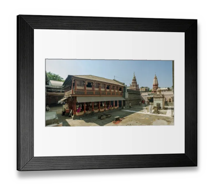Framed Print : Hehabhagwant Vishnu temple, Barshi
