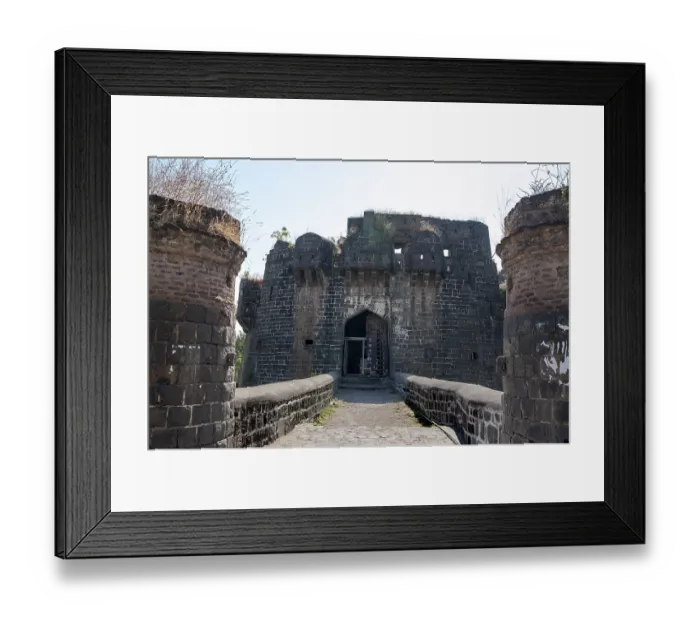 Framed Print : Paranda fort, osmanabad, Maharashtra, India, Asia