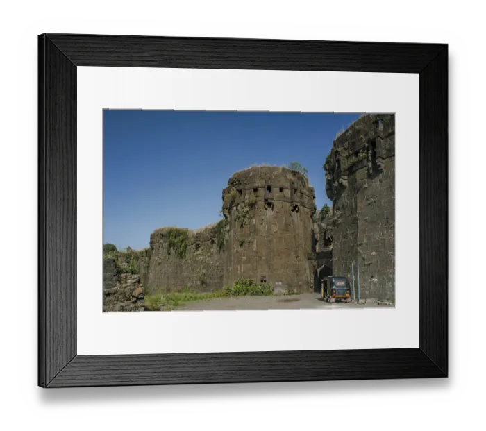 Framed Print : Naldurg Fort, Osmanabad, Maharashtra, India, Asia