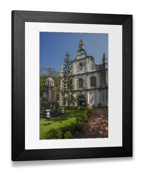 Framed Print : St Francis Church, kochi, kerala, India, Asia