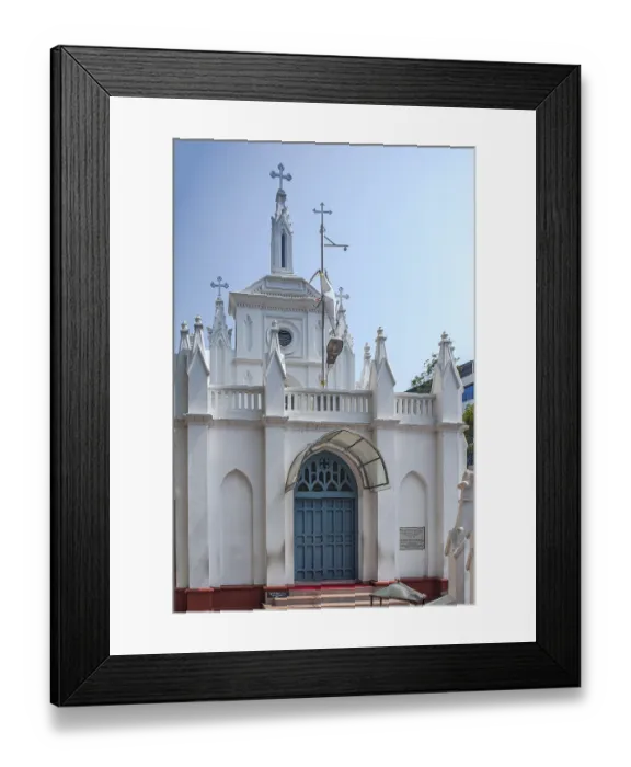 Framed Print : St George orthodox Syrian cathedral