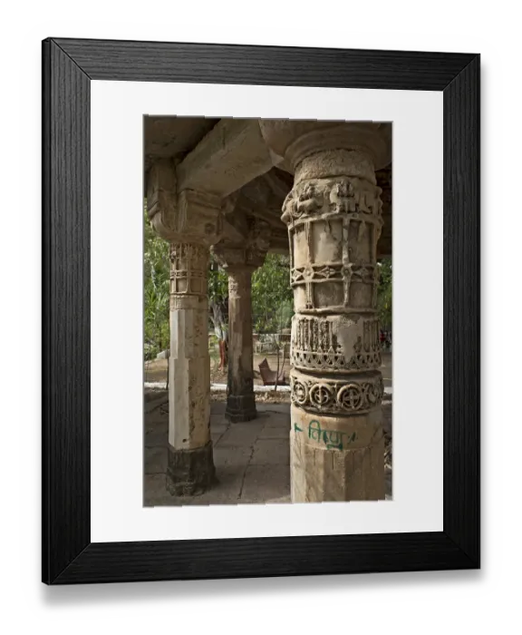 Framed Print : Polo Monument in Forest, Vijayanagar Framed Print : Polo Monument in Forest, Vijayanagar