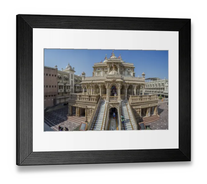 Framed Print : Baps swaminarayan mandir, anand Framed Print : Baps swaminarayan mandir, anand