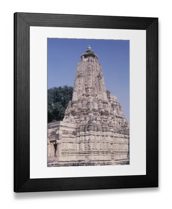 Framed Print : View of Parshvanatha temple of Khajuraho