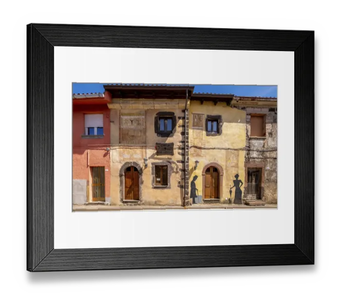 Framed Print : Sardinia, House with Murals, Sardinia Sightseeing Framed Print : Sardinia, House with Murals, Sardinia Sightseeing