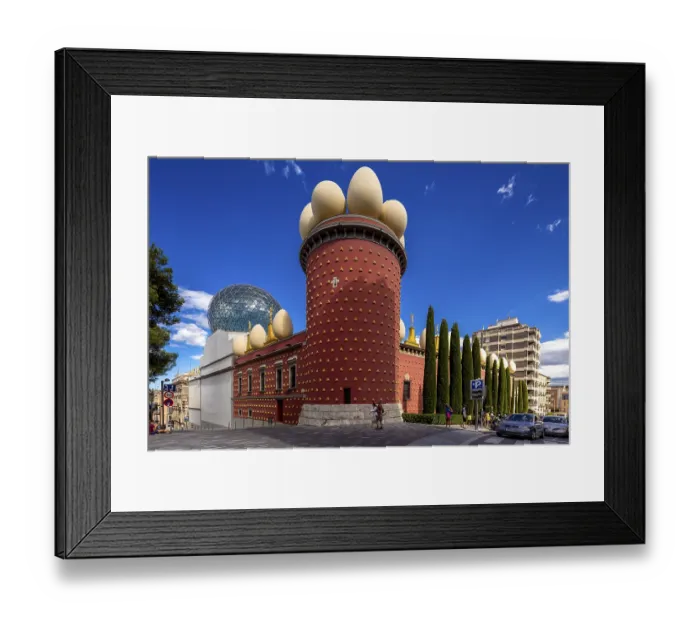 Framed Print : Dali Museum, Dali Museum in Figueres