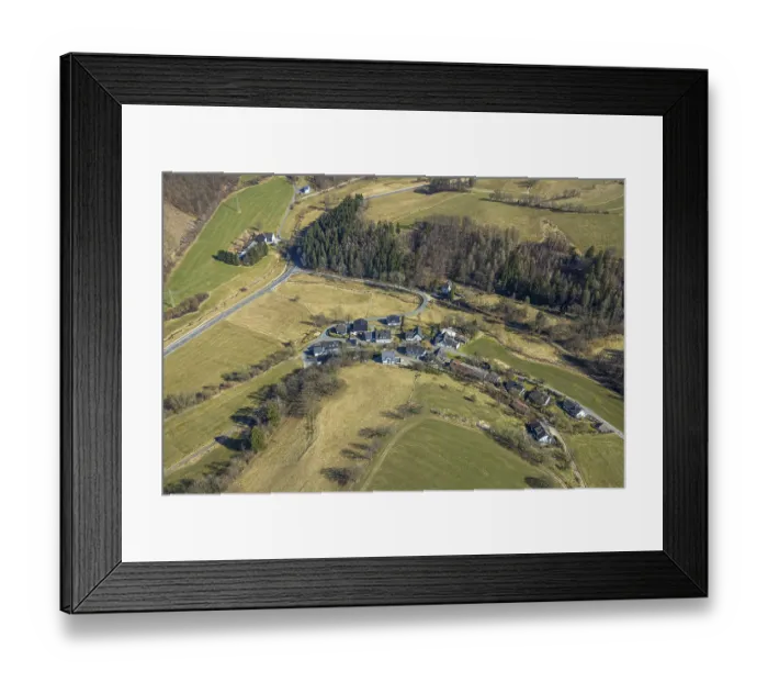 Framed Print : Aerial view, residential area, local view