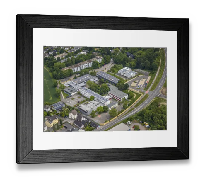 Framed Print : Aerial view, GGS Gemeinschaftsgrundschule Borgersbruch Framed Print : Aerial view, GGS Gemeinschaftsgrundschule Borgersbruch