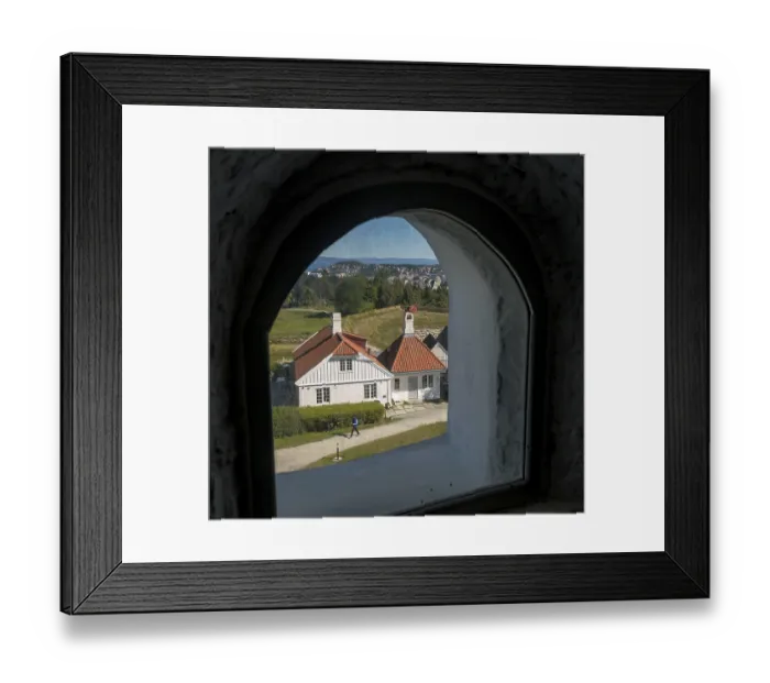 Framed Print : Kristiansten Festning, fortress
