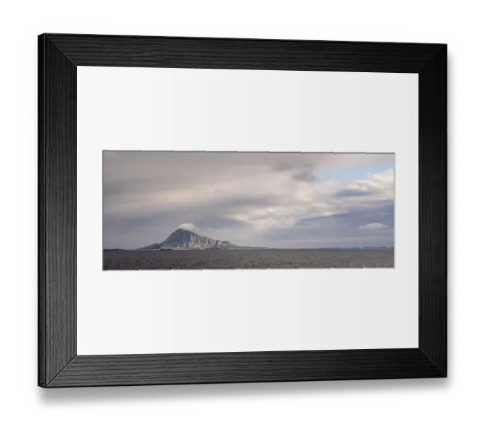 Framed Print : Mountain, Nordvernes, Nordland