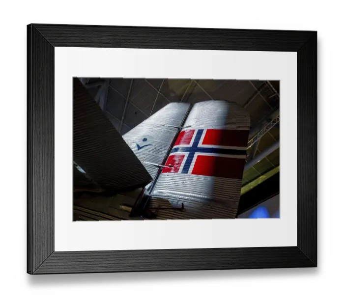 Framed Print : Norsk Luftfahrtmuseum, Ju52 3m
