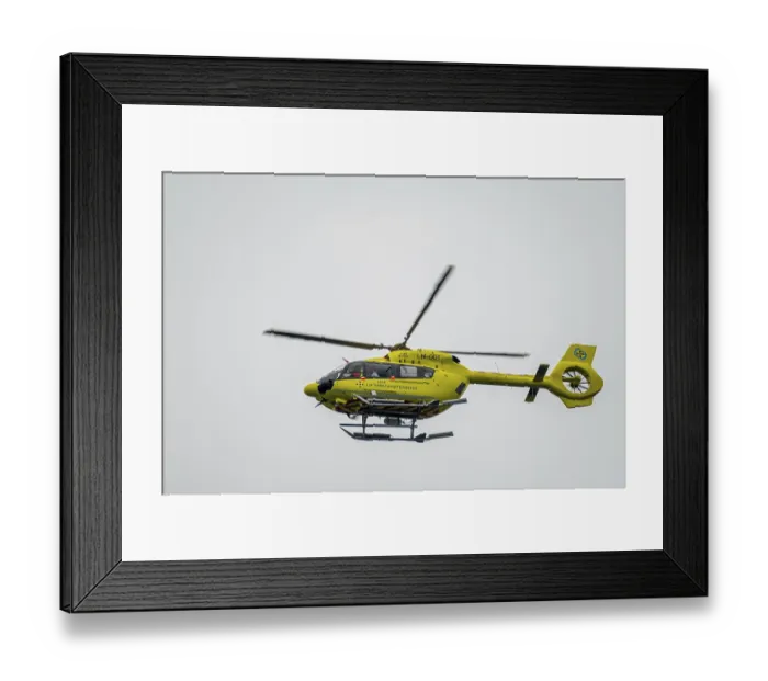 Framed Print : Helicopter, air ambulance, Tromso Framed Print : Helicopter, air ambulance, Tromso