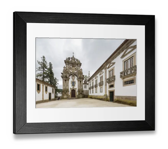 Framed Print : Casa de Mateus, palace with large gardens