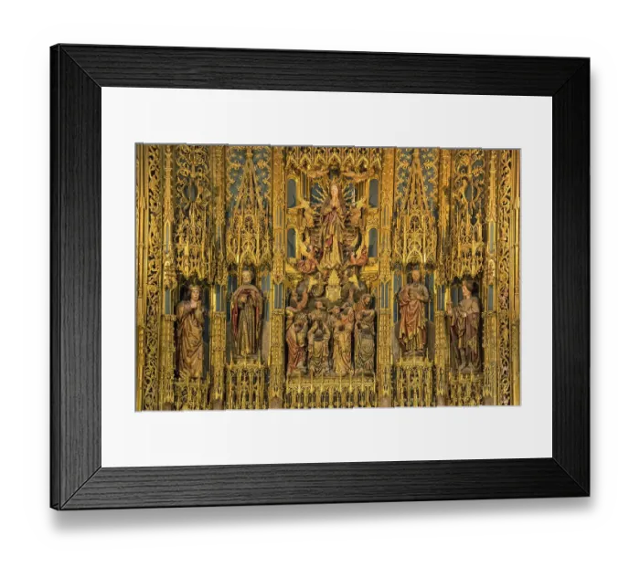 Framed Print : Altar, Old Cathedral (Se Velha) in the historic centre of Coimbra Framed Print : Altar, Old Cathedral (Se Velha) in the historic centre of Coimbra