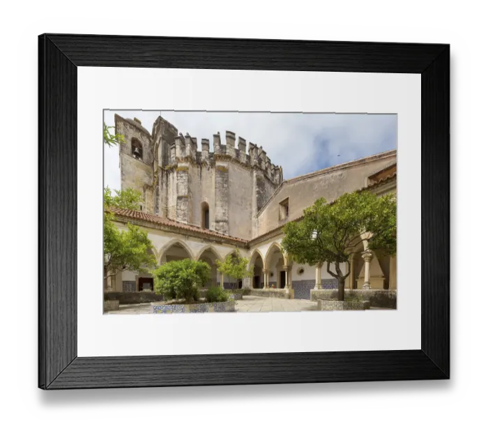 Framed Print : Cemetery cloister, Fortress of Tomar