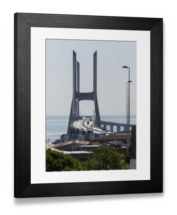 Framed Print : Ponte Vasco da Gama, Sao Joao das Covas