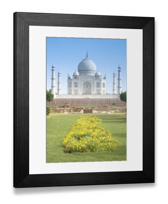 Framed Print : Taj Mahal seven wonder of the world Framed Print : Taj Mahal seven wonder of the world