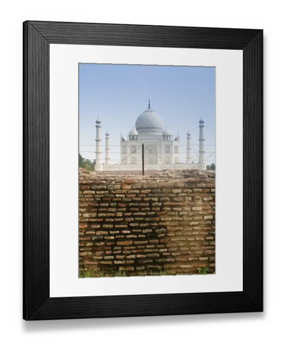 Framed Print : Taj Mahal seven wonder of the world Framed Print : Taj Mahal seven wonder of the world