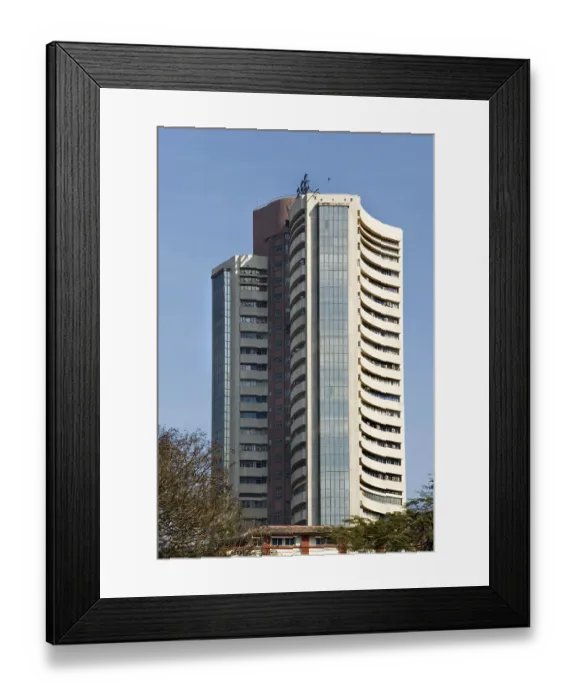 Framed Print : Bombay Stock Exchange, Bombay Mumbai