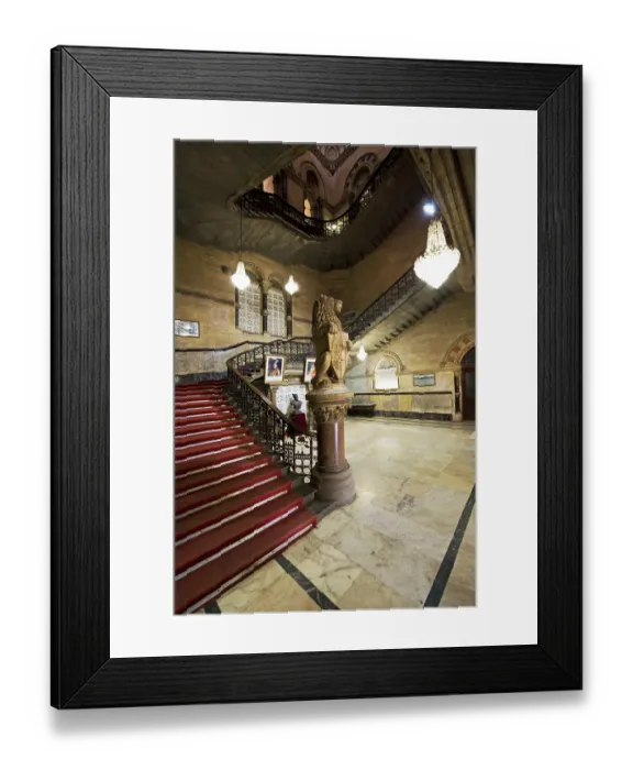 Framed Print : Inside Victoria Terminus VT now Chhatrapati Shivaji Terminus CST