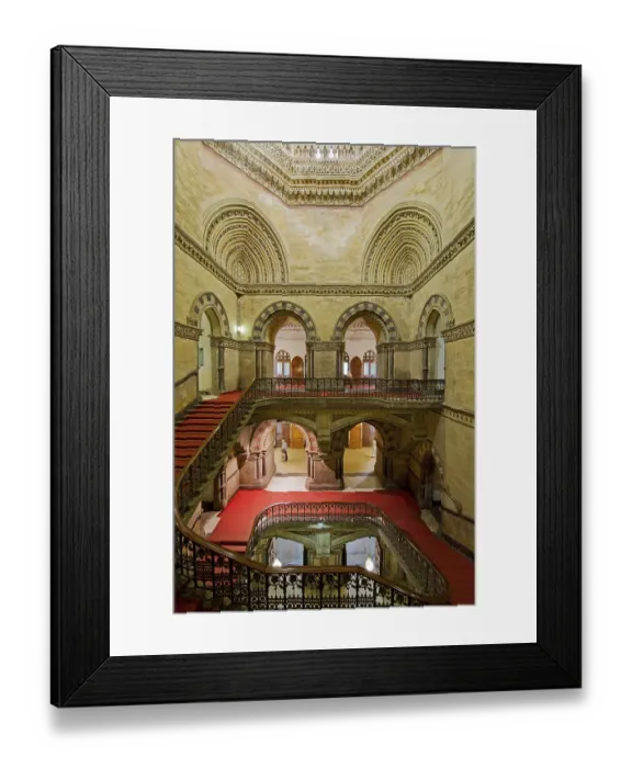 Framed Print : Inside Victoria Terminus VT now Chhatrapati Shivaji Terminus CST