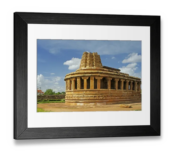 Framed Print : Durga temple 7th century, Aihole