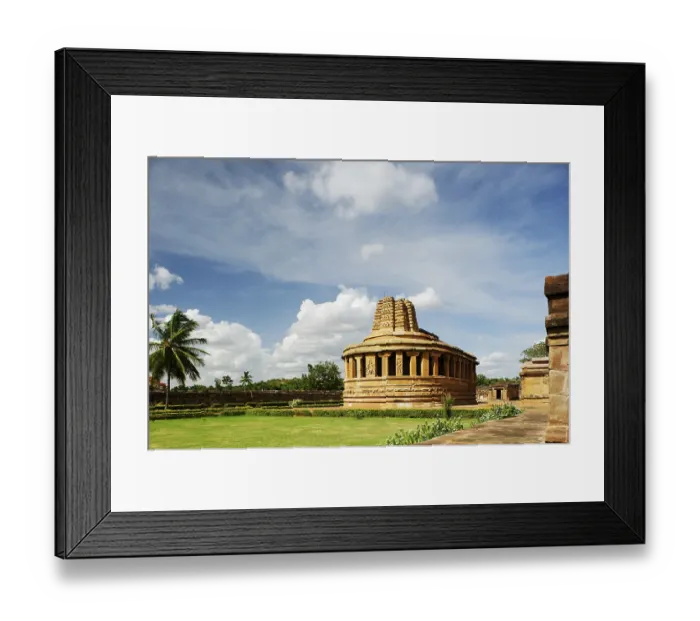 Framed Print : Durga temple 7th century, Aihole Framed Print : Durga temple 7th century, Aihole