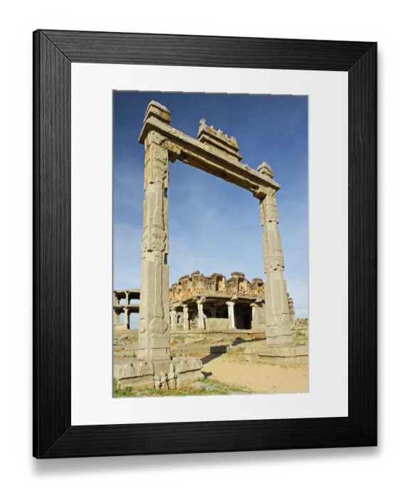 Framed Print : King's balance, Hampi, Vijayanagar