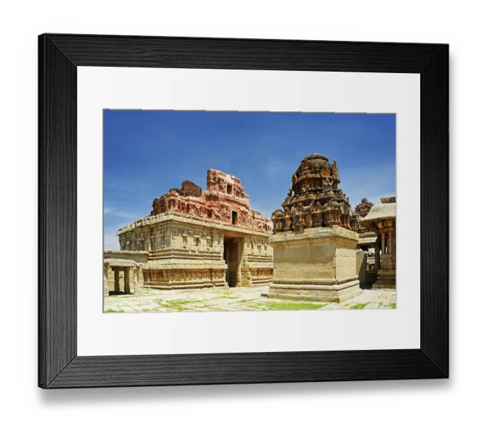 Framed Print : Krishna temple, Hampi, Vijayanagar