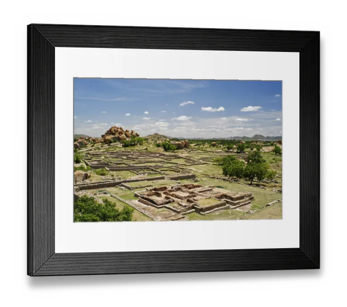 Framed Print : UNESCO World Heritage site Hampi Framed Print : UNESCO World Heritage site Hampi