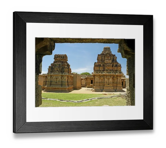Framed Print : Hazara Rama temple, Hampi, Vijayanagar