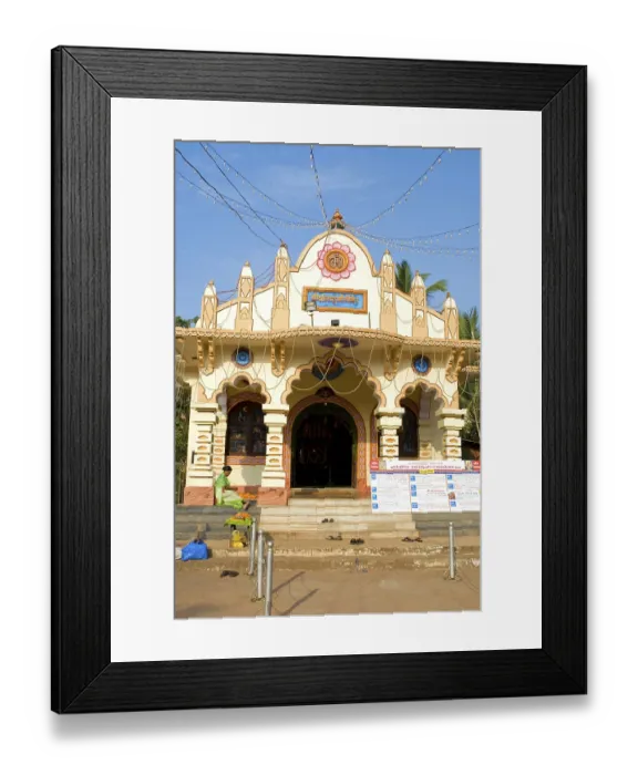 Framed Print : Shree Shanta Durga mandir dedicated goddess parvati Framed Print : Shree Shanta Durga mandir dedicated goddess parvati