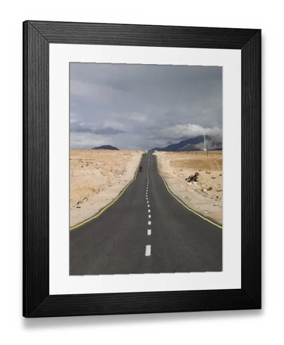 Framed Print : Road, Ladakh, Jammu and Kashmir, India Framed Print : Road, Ladakh, Jammu and Kashmir, India