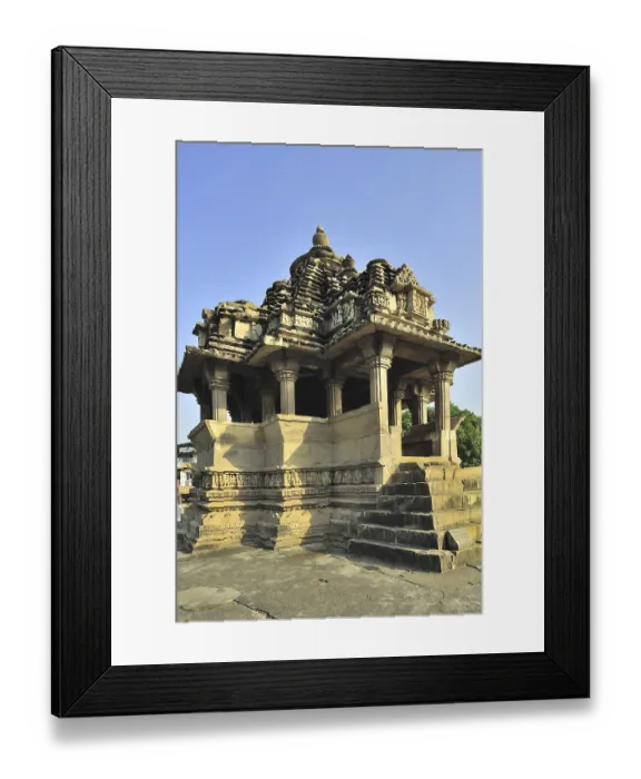 Framed Print : Nandi temple Khajuraho madhya pradesh india