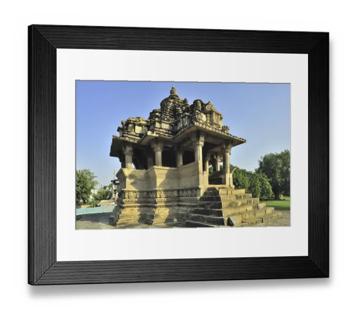 Framed Print : Nandi temple Khajuraho madhya pradesh india