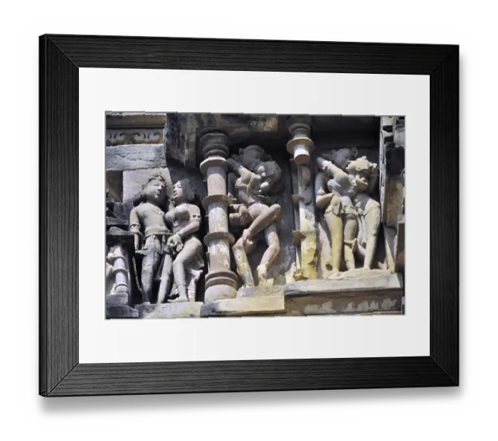 Framed Print : Mithuna couples on wall of vishvanath temple Khajuraho madhya pradesh india Framed Print : Mithuna couples on wall of vishvanath temple Khajuraho madhya pradesh india