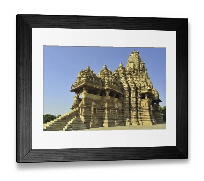 Framed Print : Kandariya mahadeva temple khajuraho madhya pradesh india Framed Print : Kandariya mahadeva temple khajuraho madhya pradesh india