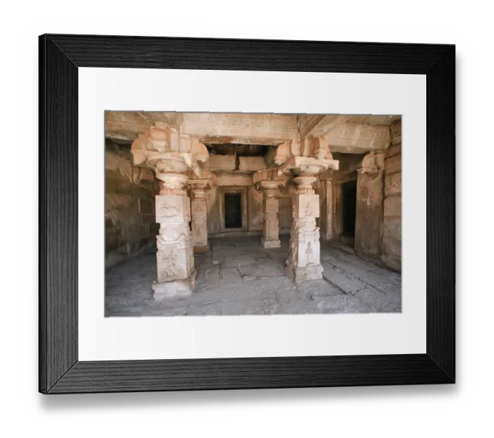 Framed Print : Interior of achyutaraya temple